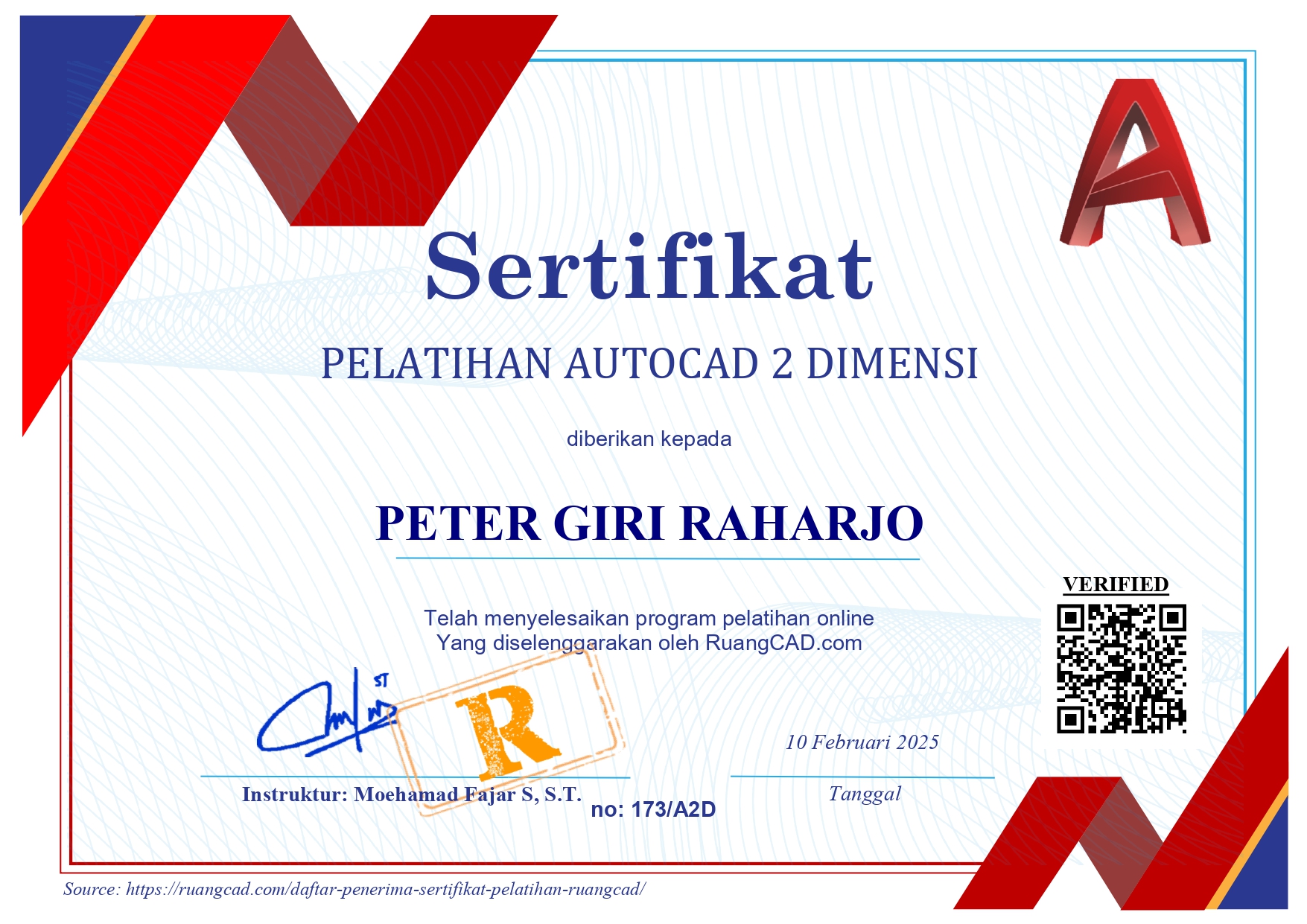Certificate 3
